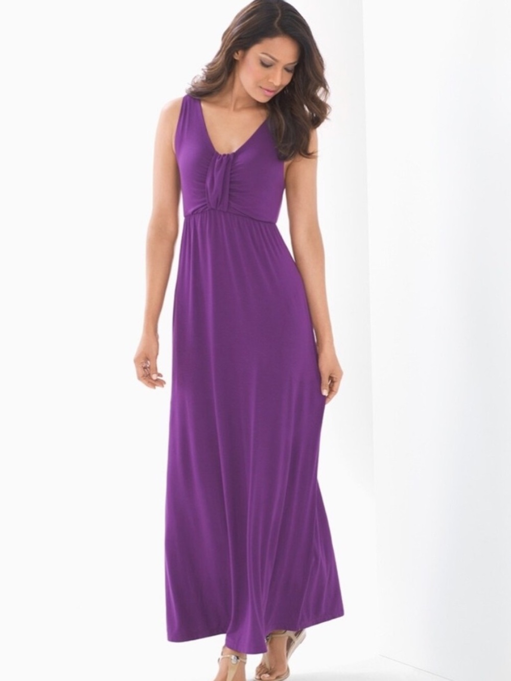 Soma Large Maxi Dress Purple